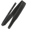 RICHTER® SPRINGBREAK NAPPA I GUITAR STRAP BLACK / WHITE