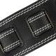 RICHTER® SPRINGBREAK NAPPA I GUITAR STRAP BLACK / WHITE