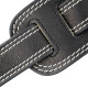 RICHTER® SPRINGBREAK NAPPA I GUITAR STRAP BLACK / WHITE