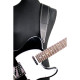 RICHTER® SPRINGBREAK NAPPA I GUITAR STRAP BLACK / WHITE
