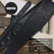 RICHTER® SPRINGBREAK III LEATHERETTE GUITAR STRAP BLACK