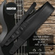 RICHTER® SPRINGBREAK NAPPA I GUITAR STRAP BLACK