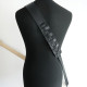 RICHTER® RAW II NAPPA GUITAR STRAP BLACK