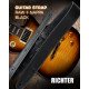 RICHTER® RAW II NAPPA GUITAR STRAP BLACK