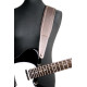 RICHTER® SPRINGBREAK NAPPA I GUITAR STRAP BROWN / WHITE