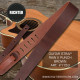 RICHTER® RAW II PUNCH GUITAR STRAP BROWN