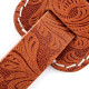 RICHTER® RAW II CONTOUR GUITAR STRAP WESTERN ROSE TAN