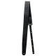 RICHTER® RAW II CONTOUR CROC GUITAR STRAP BLACK