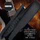 RICHTER® SPRINGBREAK I LEATHERETTE GUITAR STRAP BLACK