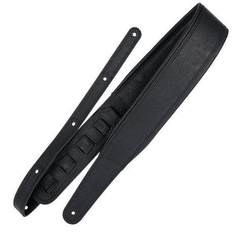 RICHTER® SPRINGBREAK I LEATHERETTE GUITAR STRAP BLACK