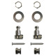 RICHTER® STRAP LOCKS STANDARD CHROME (2pcs)