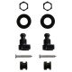 RICHTER® STRAP LOCKS STANDARD BLACK (2pcs)